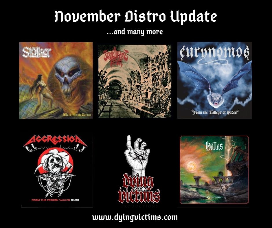 Dying Victims Productions November Distro Update